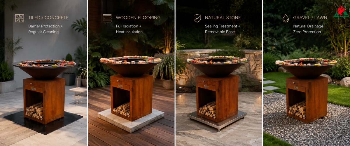 Corten BBQ Grill Scenario